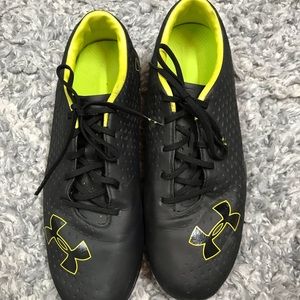 Men’s Under Armour Blur FG - Flat Black -Size 9.5